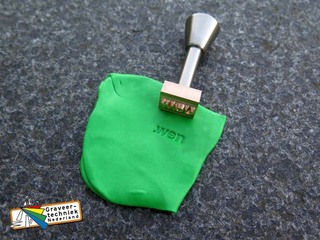 Gravure handstempel voor bv, deeg, zeep, klei, boter